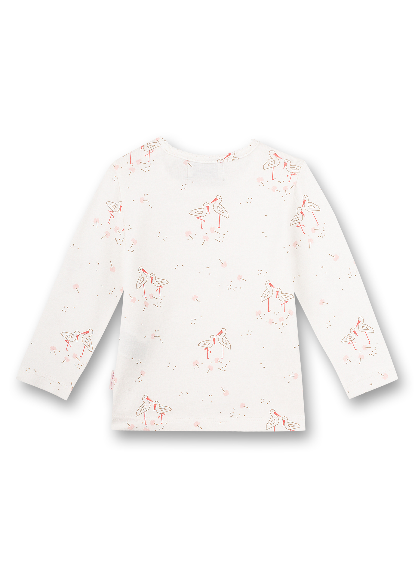 Mayoral Mädchen Shirt Langarm - Oliv Mit Schmetterlingsmotiv