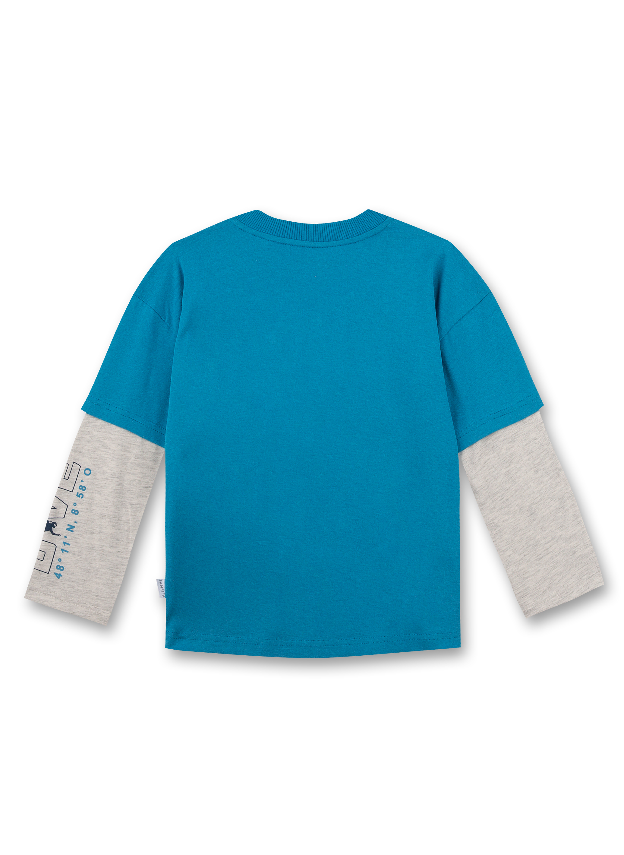 Jungen-Shirt langarm Blau