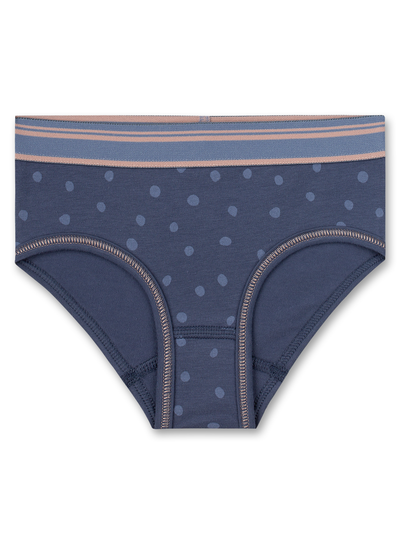 Mädchen-Hüftslip Blau Smileys