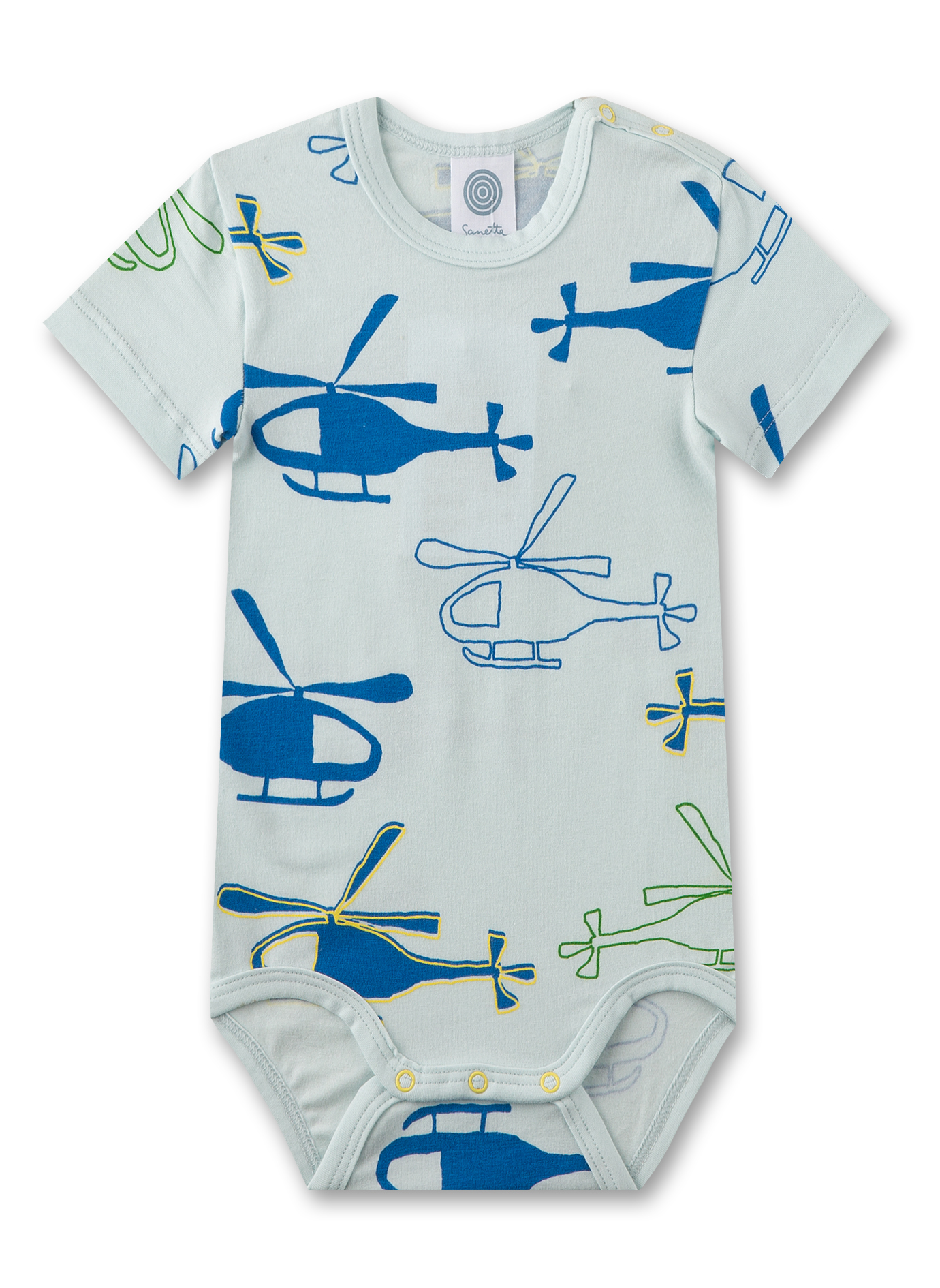 Body Hellblau halbarm
