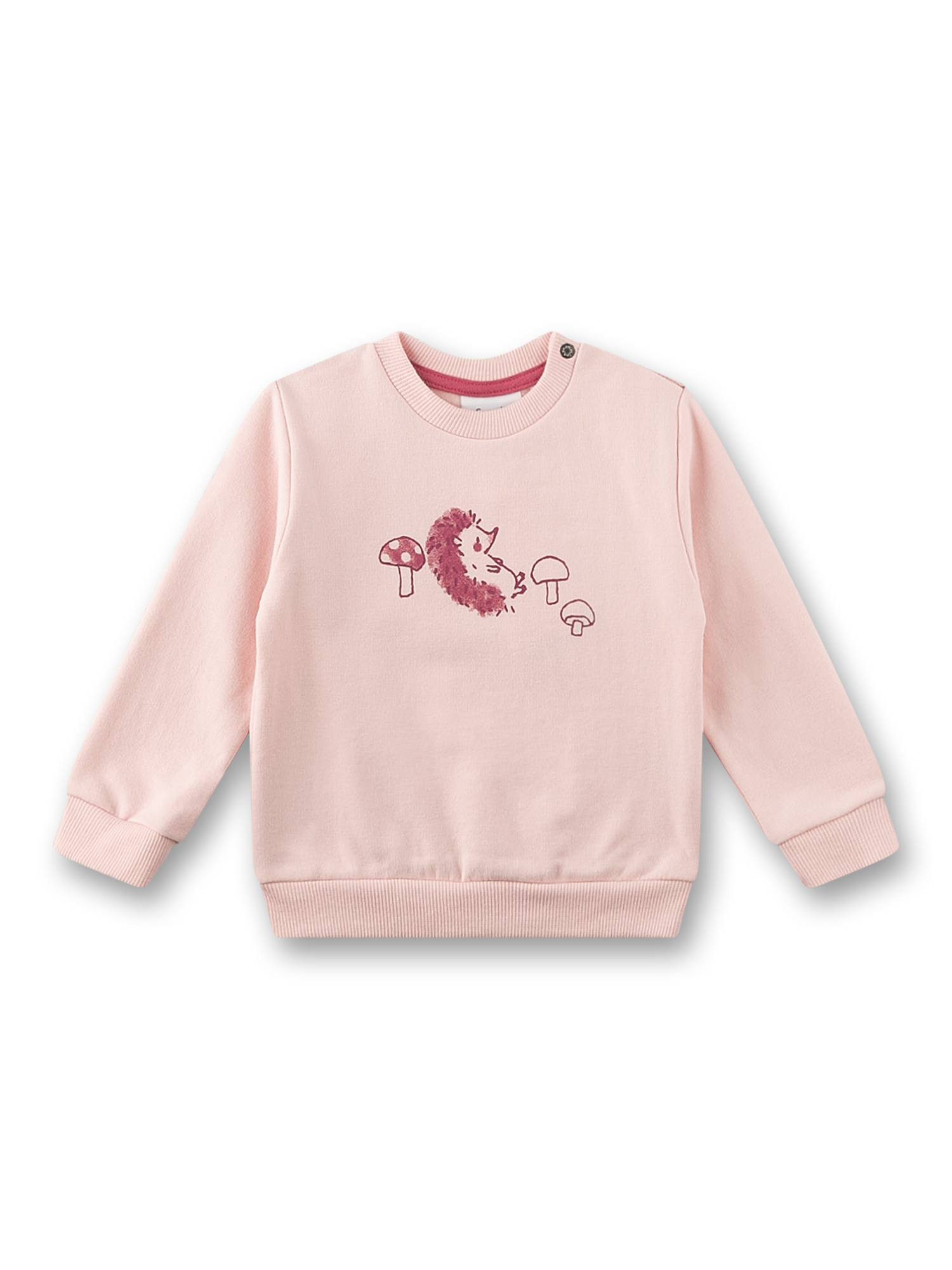 Mädchen-Sweatshirt rosa Igel