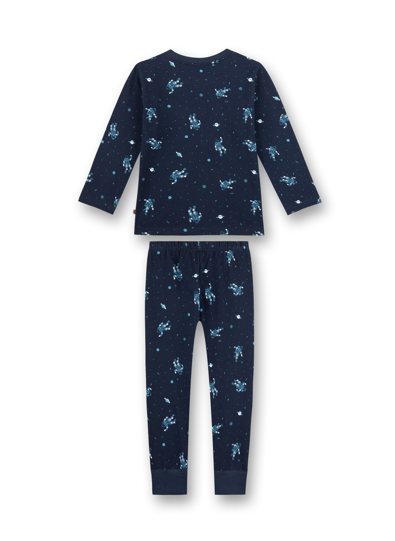 Jungen-Schlafanzug lang Blau Rocketman 