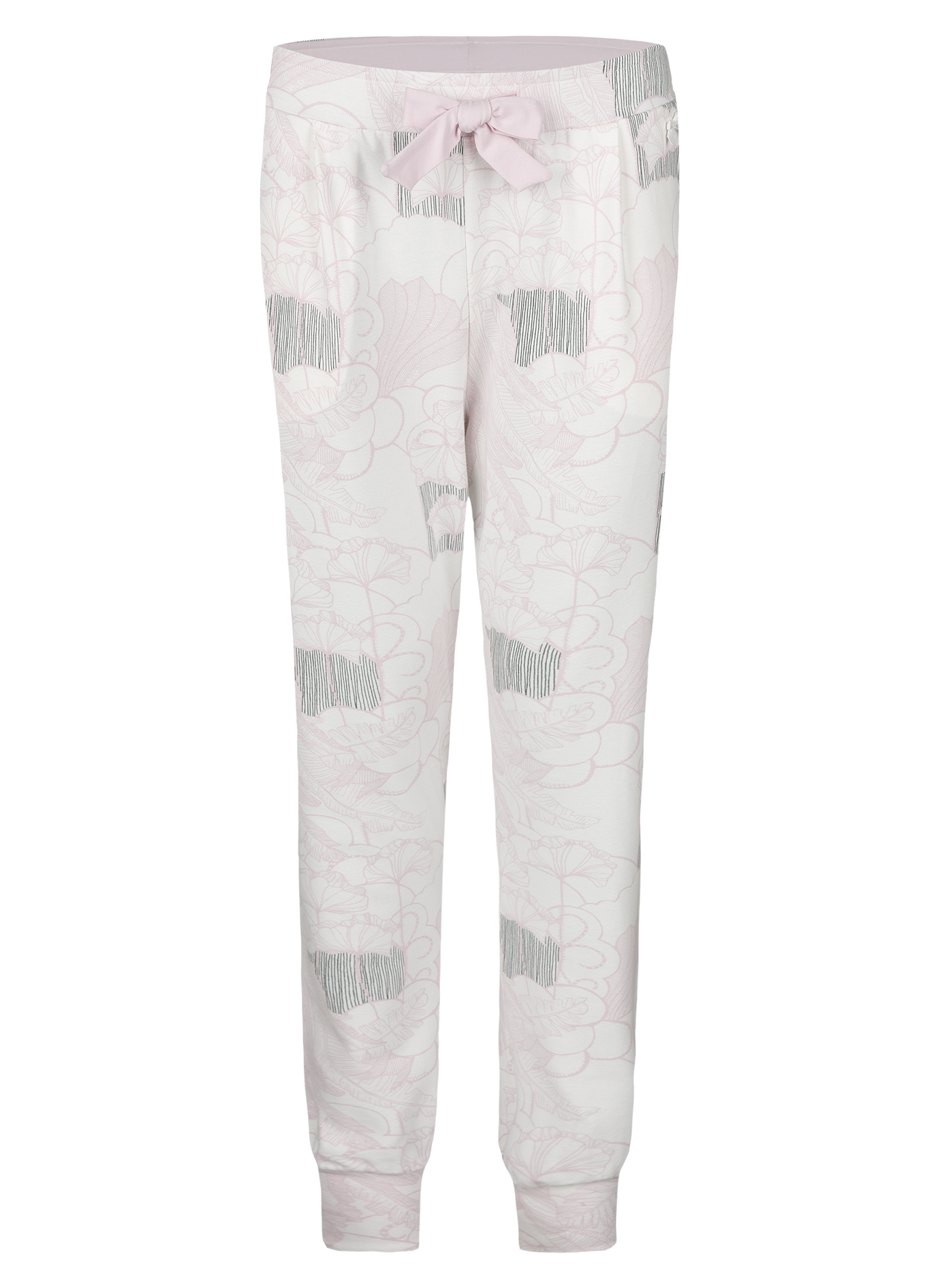 Damen-Schlafhose Off-White