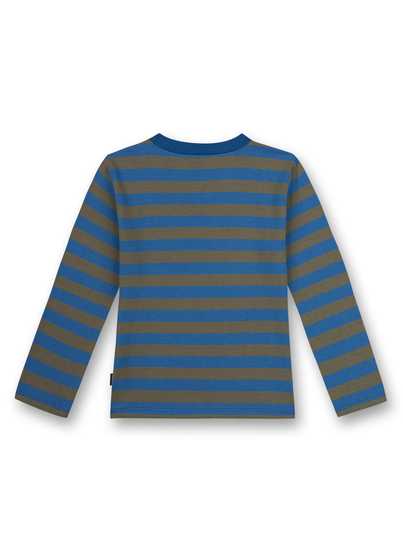 Jungen-Shirt langarm Blau Ringel Galaxy Star