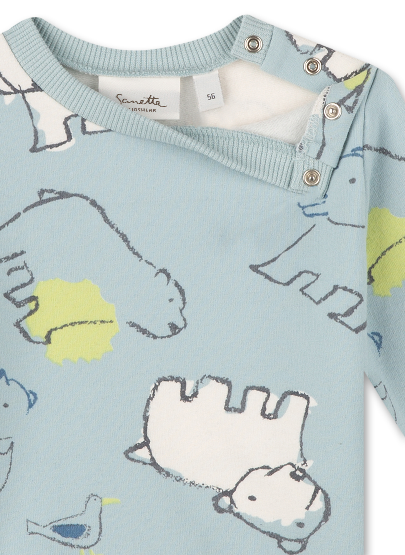 Jungen-Sweatshirt Hellblau