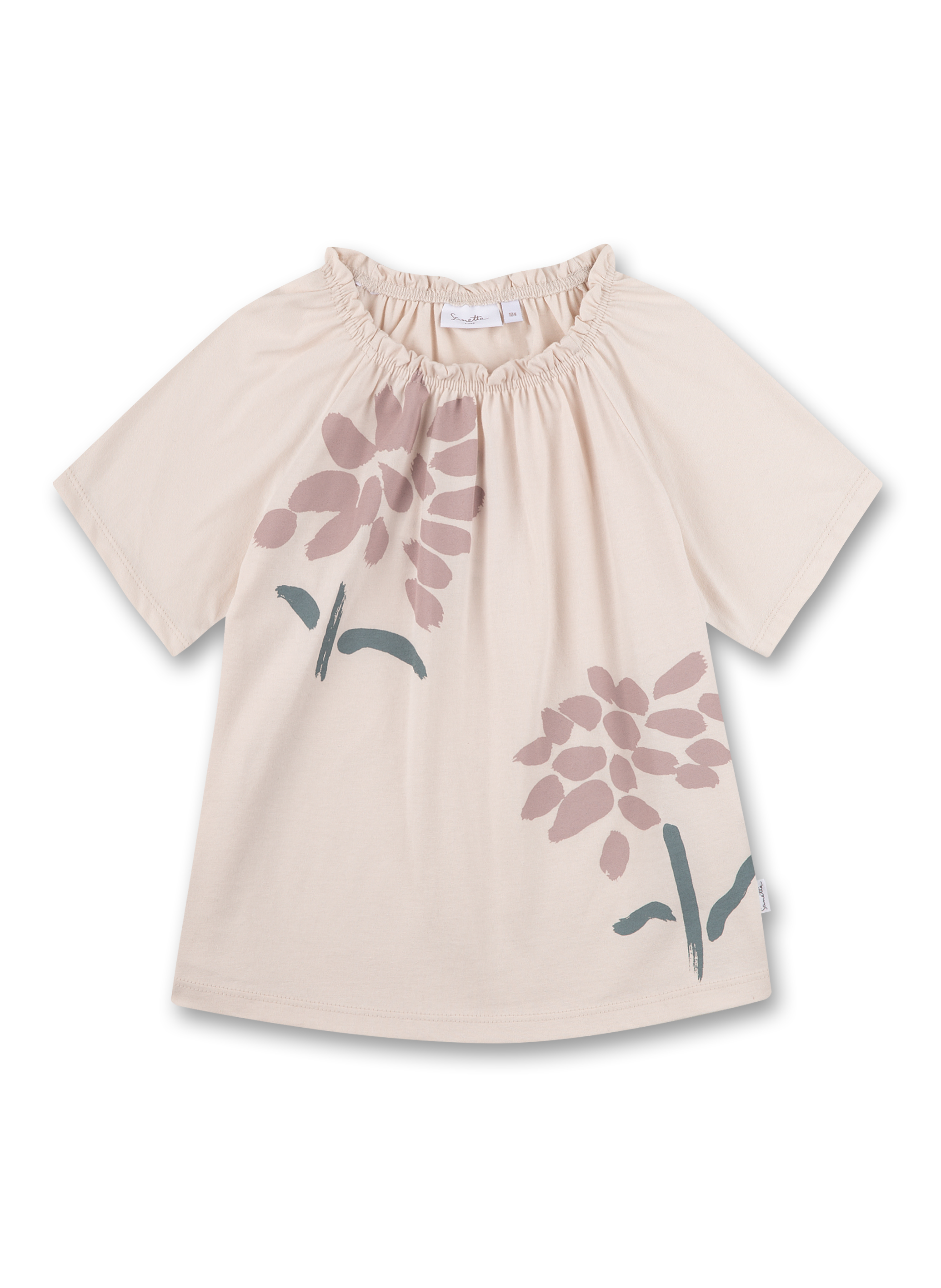 Mädchen T-Shirt Beige