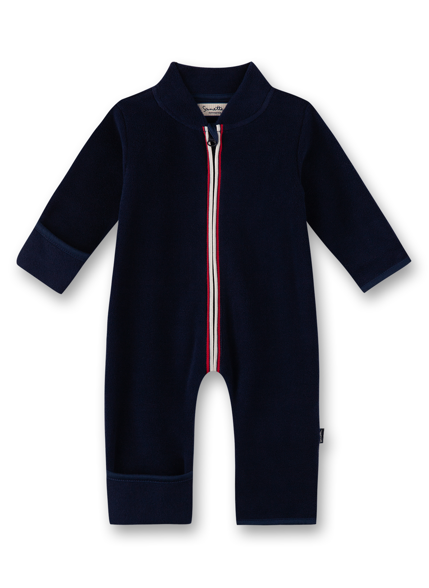 Jungen Fleece-Overall Dunkelblau