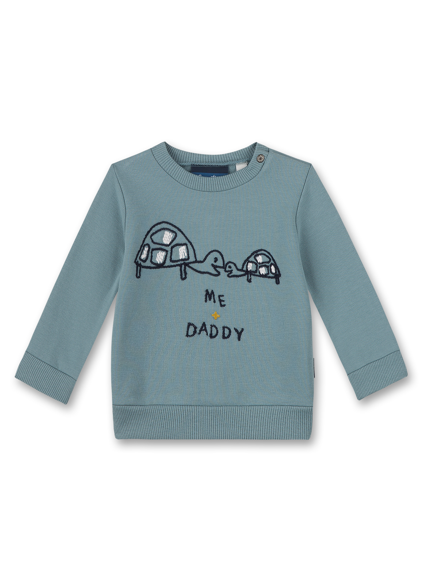 Jungen-Sweatshirt Blau Turtle