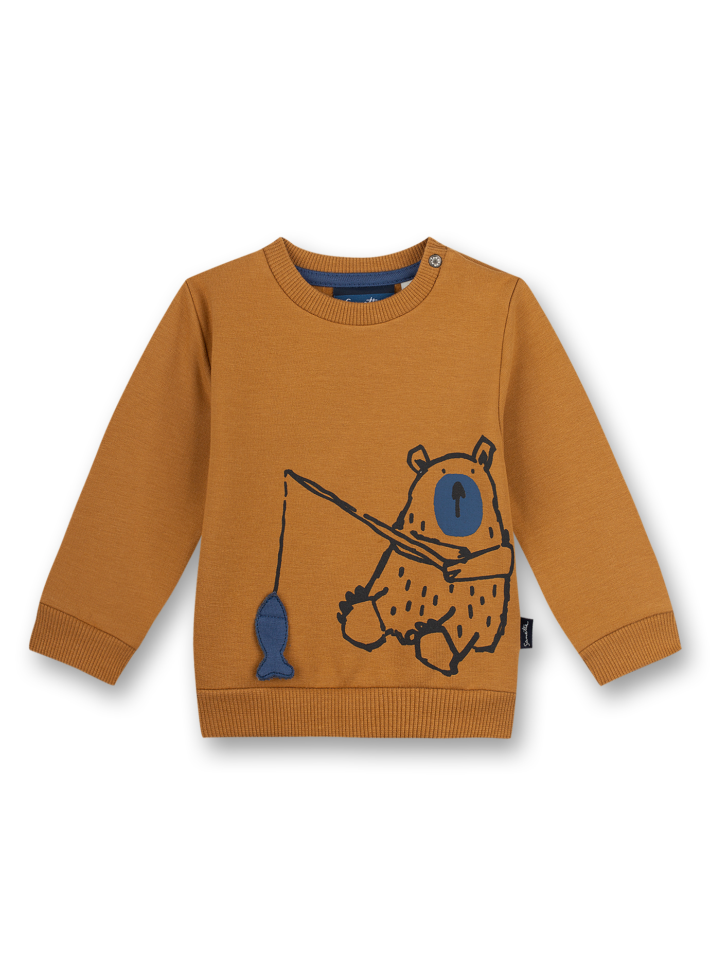 Jungen-Sweatshirt Braun Happy Bear