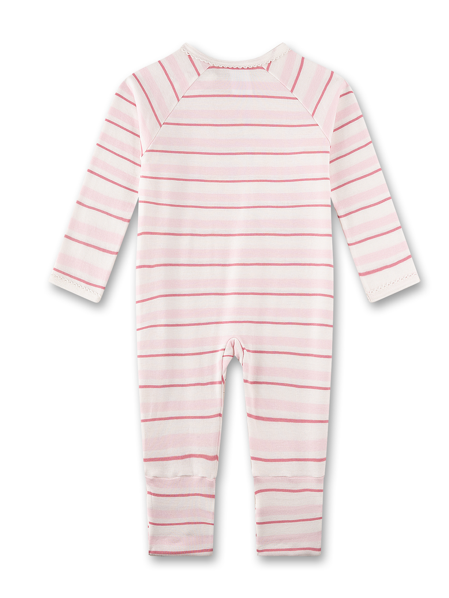 Kinderoutfit, Strampler, Streifen, Rosa, Baumwolle