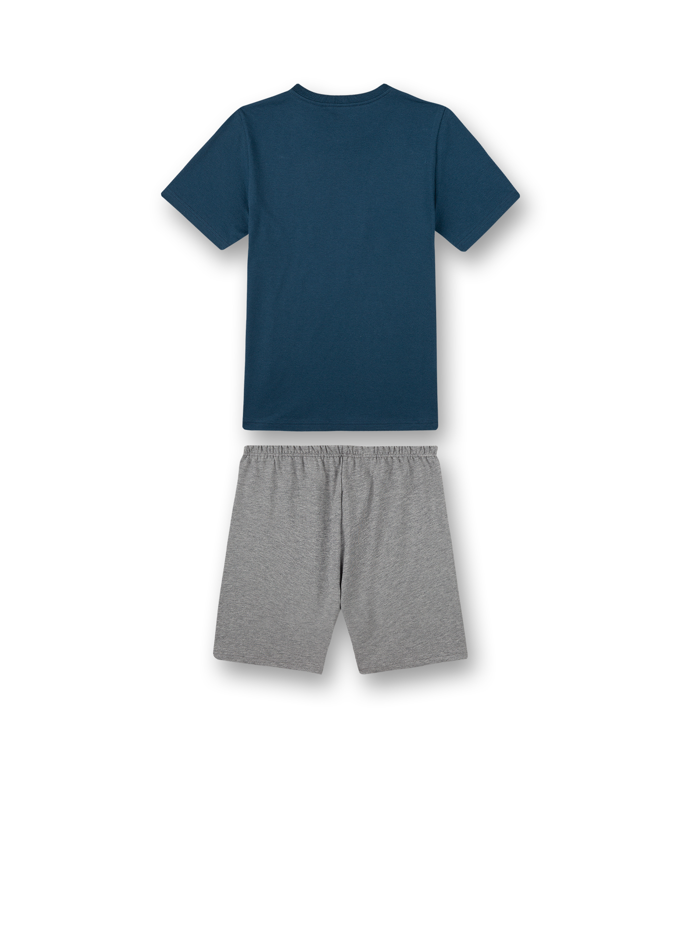 Jungen-Schlafanzug kurz Blau Skate
