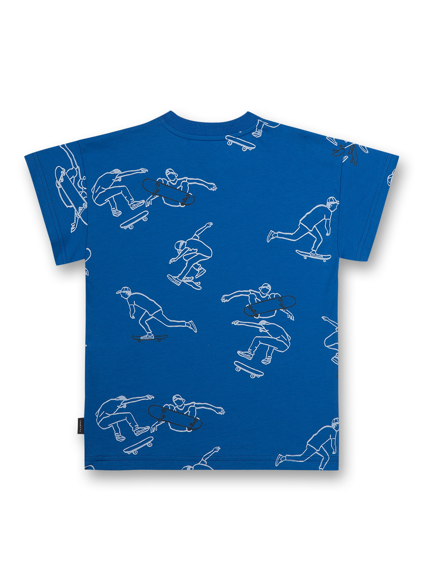 Jungen T-Shirt Blau Skate