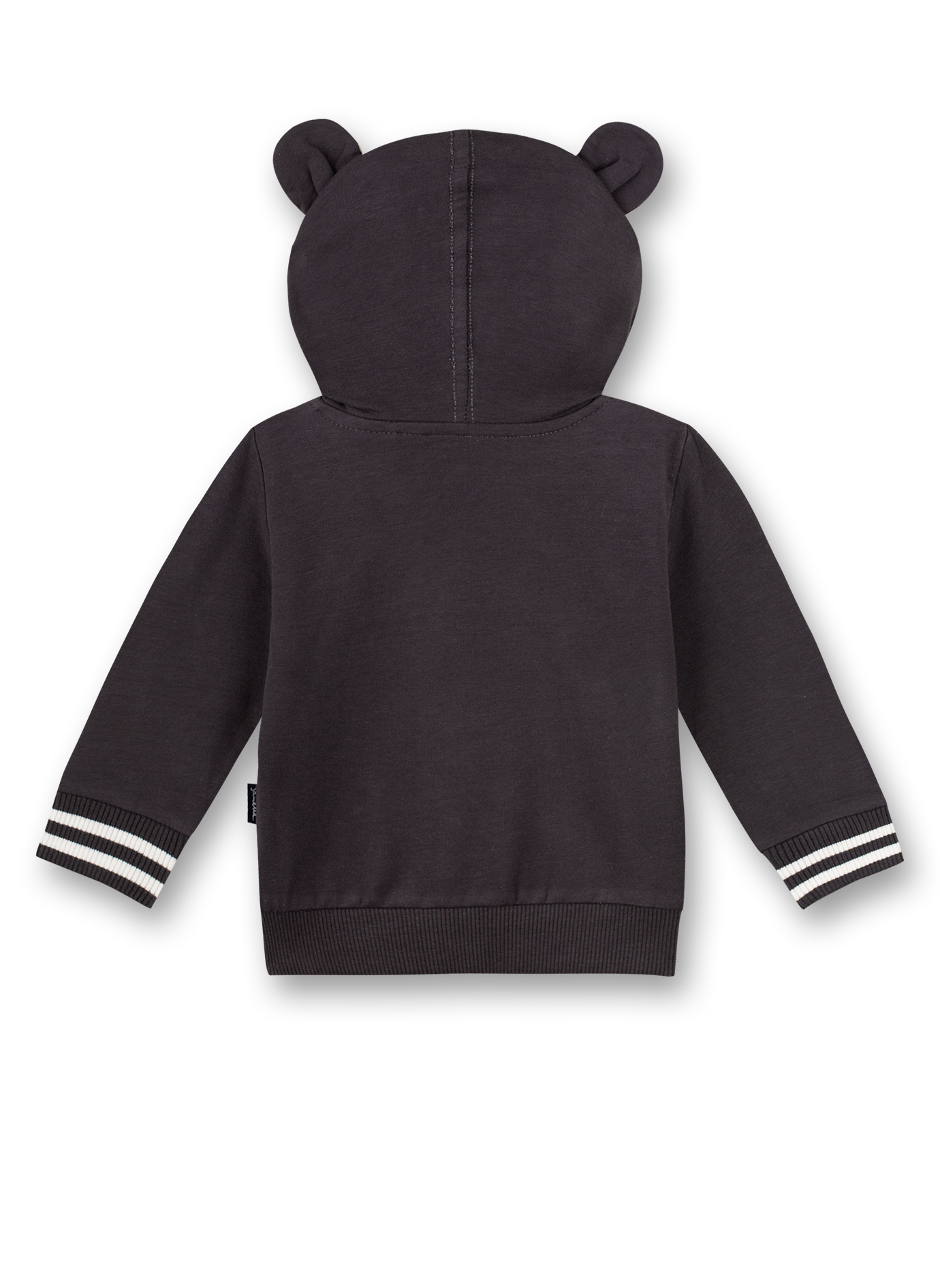 Jungen-Sweatjacke Dunkelgrau Indian Little Panda