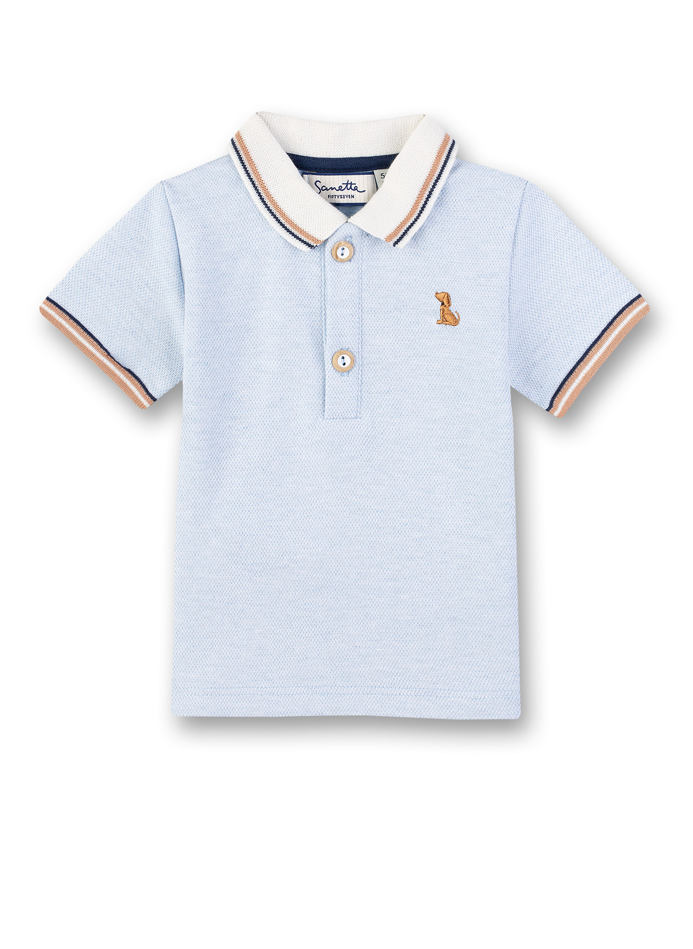 Jungen-Poloshirt Blau Smart Elephant
