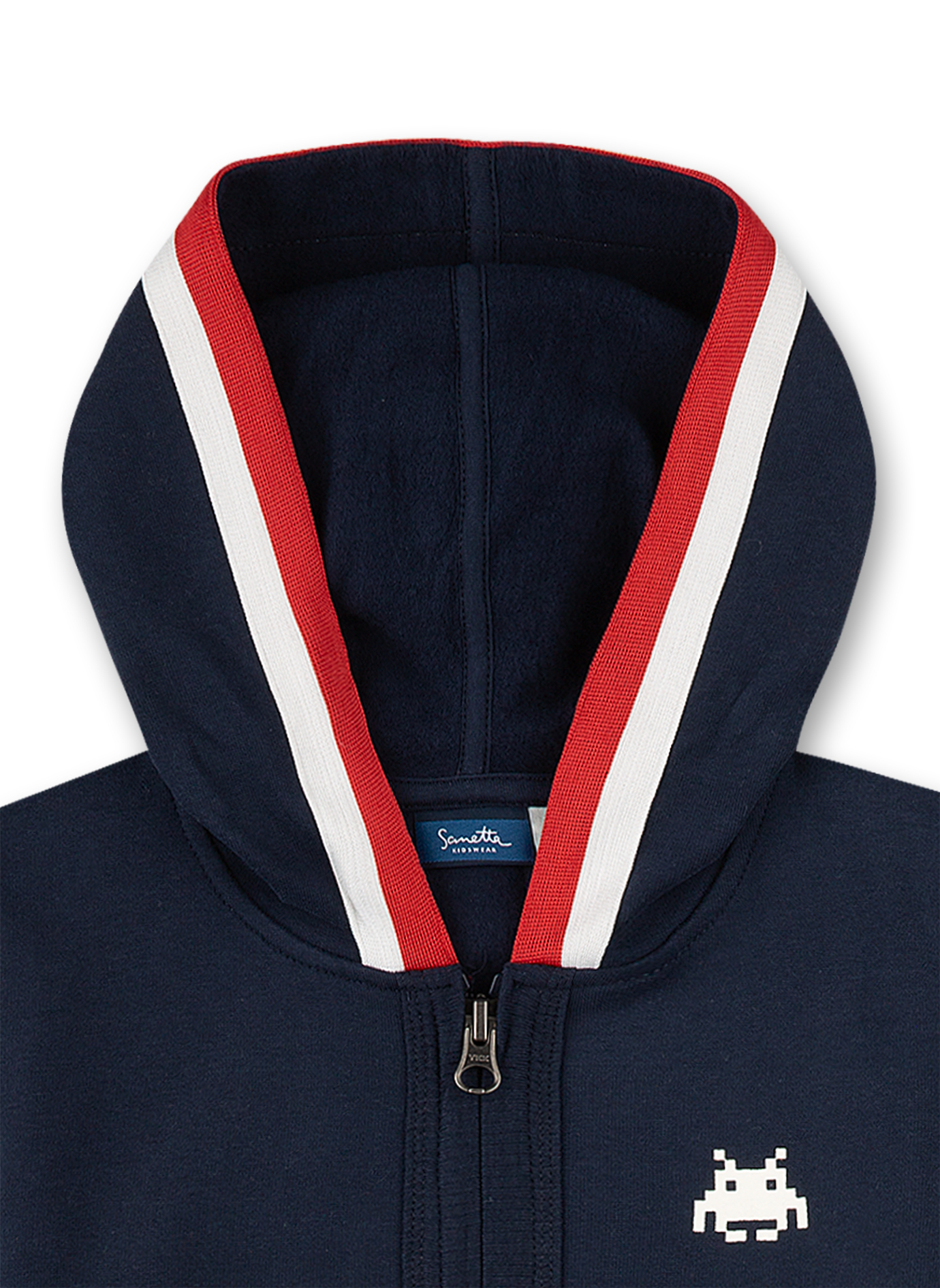 Jungen-Sweatjacke Blau Gamer