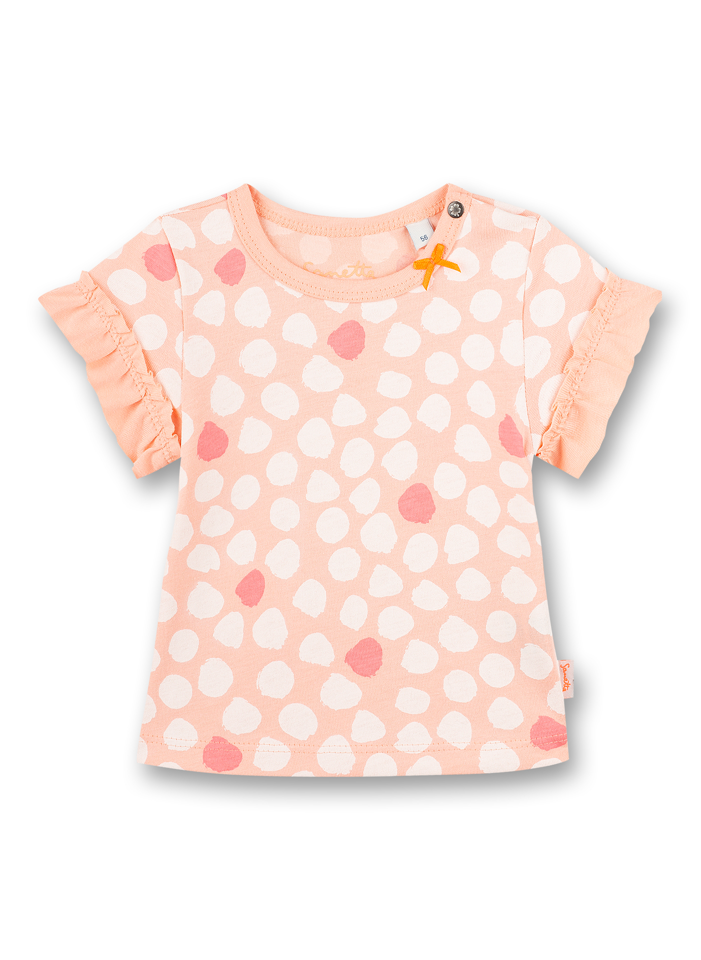 Mädchen T-Shirt Rosa Dots-Allover Safari