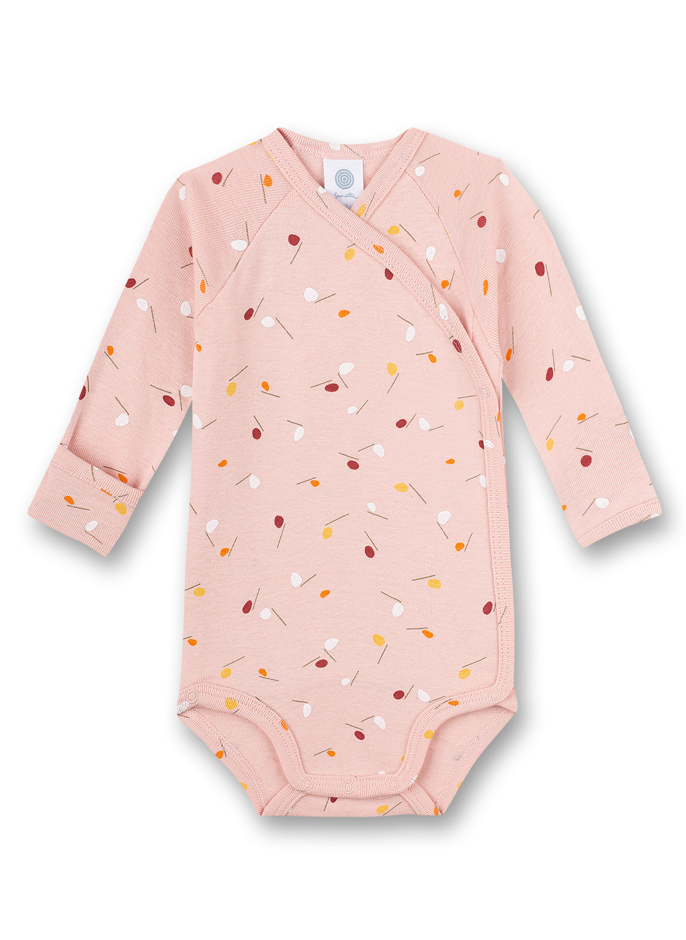 Wickelbody langarm Rosa Llamalicious