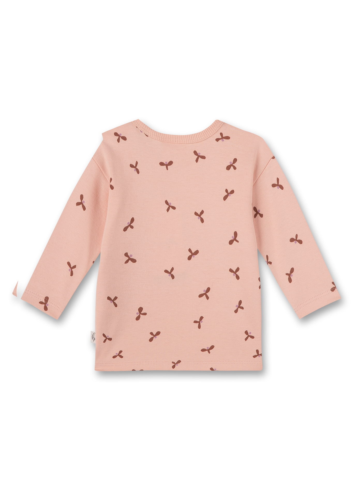 Mädchen-Shirt langarm Rosa