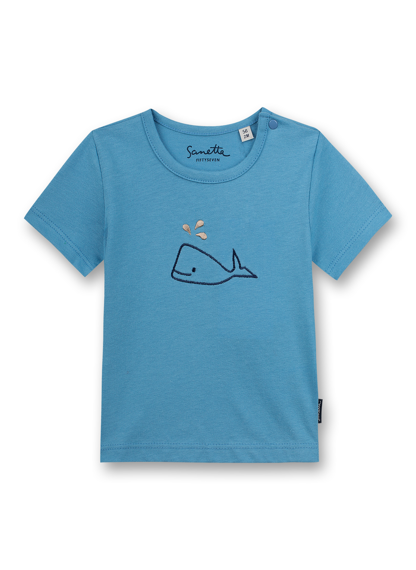 Jungen T-Shirt Hellblau Little Whale