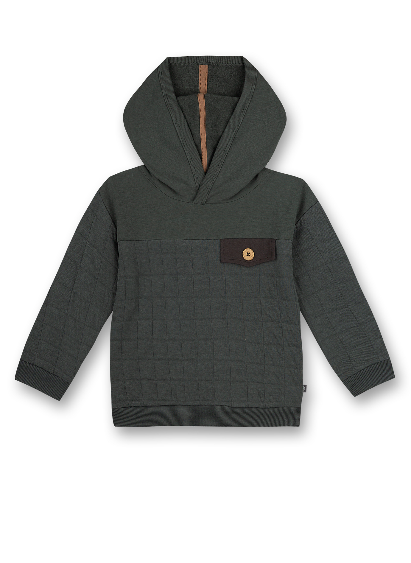 Jungen-Sweatshirt Dunkelgrün