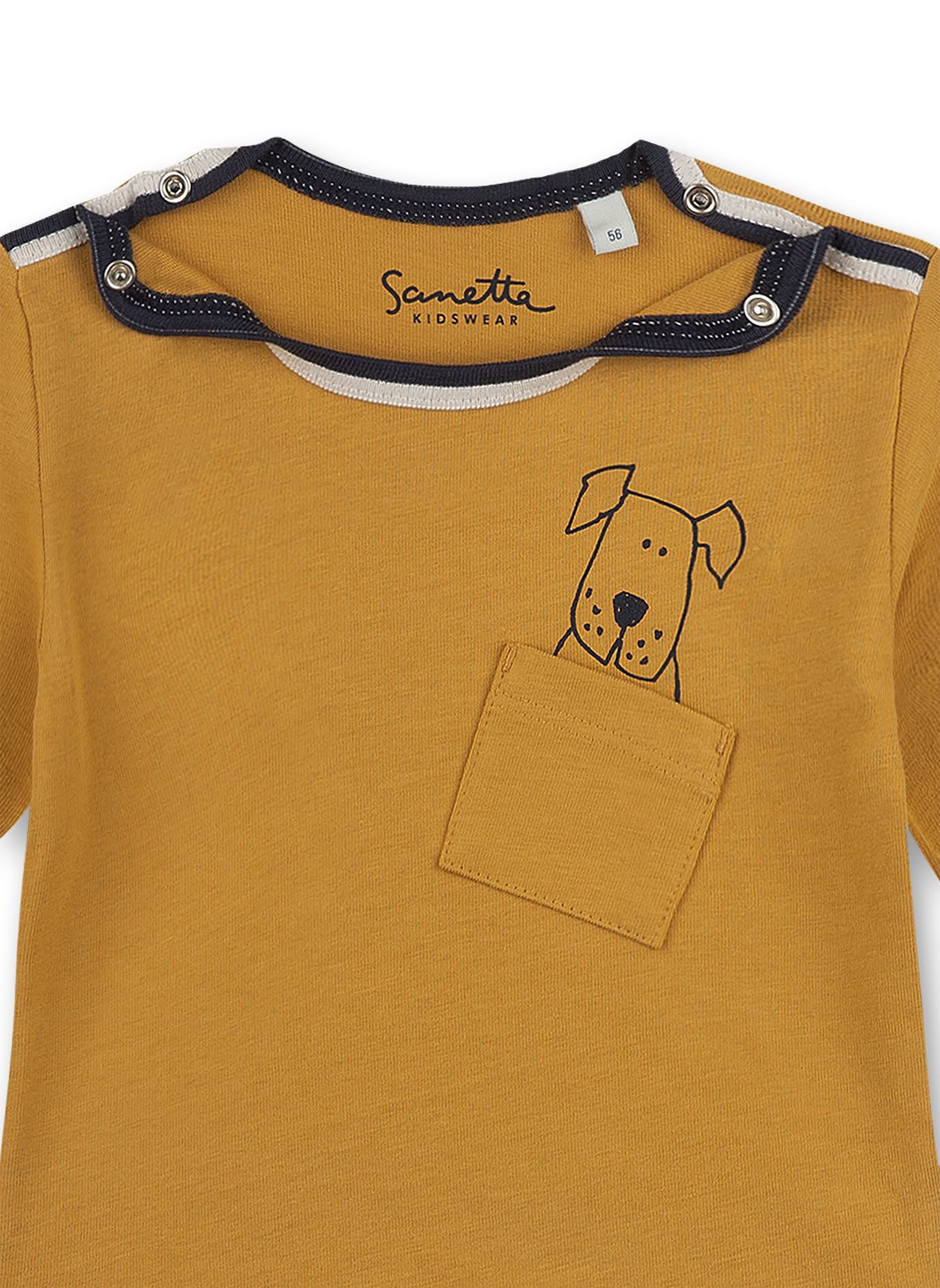 Jungen-Shirt langarm Gelb Best Buddies
