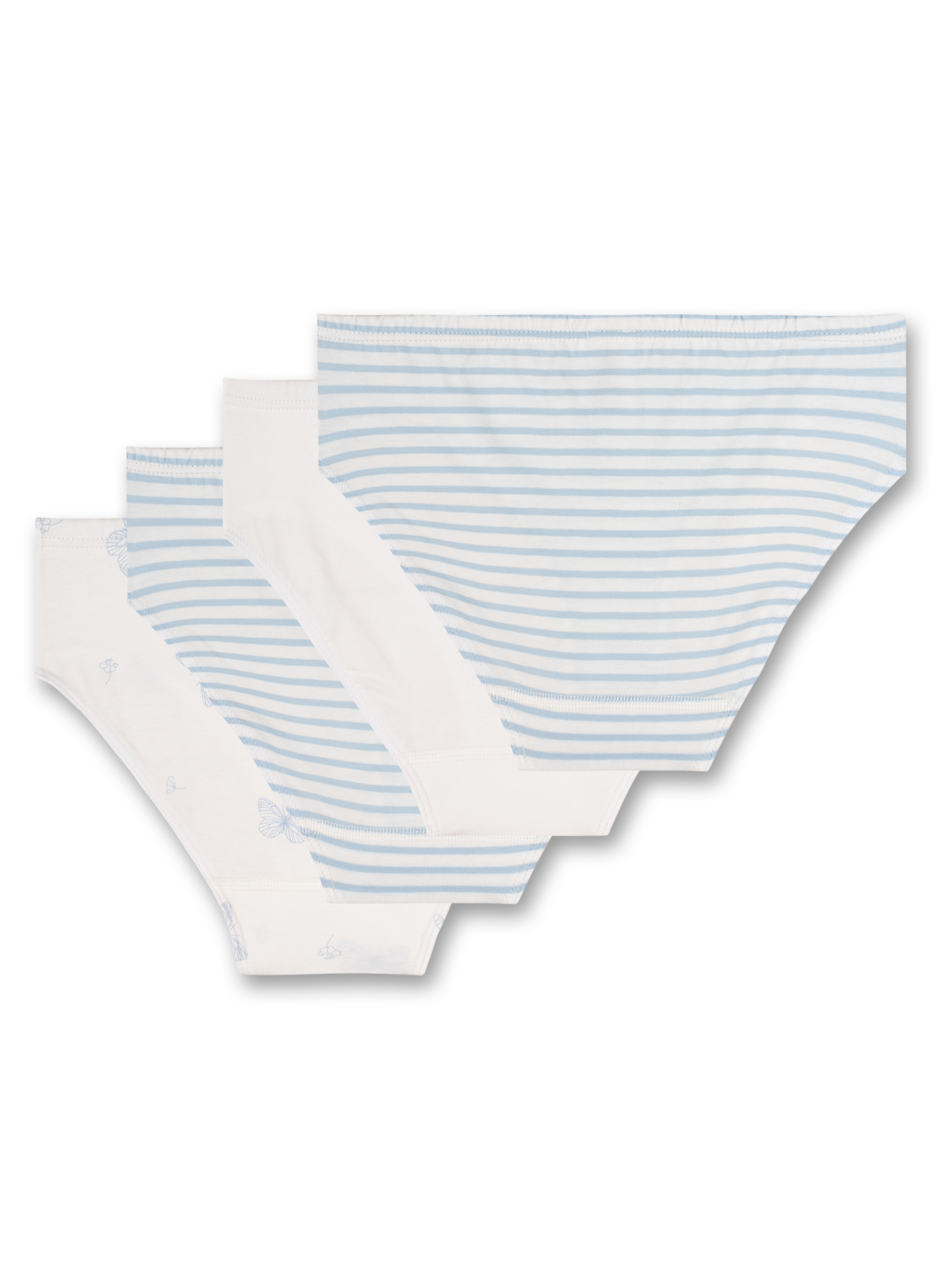 Mädchen-Rioslip (4er-Pack) Off-White