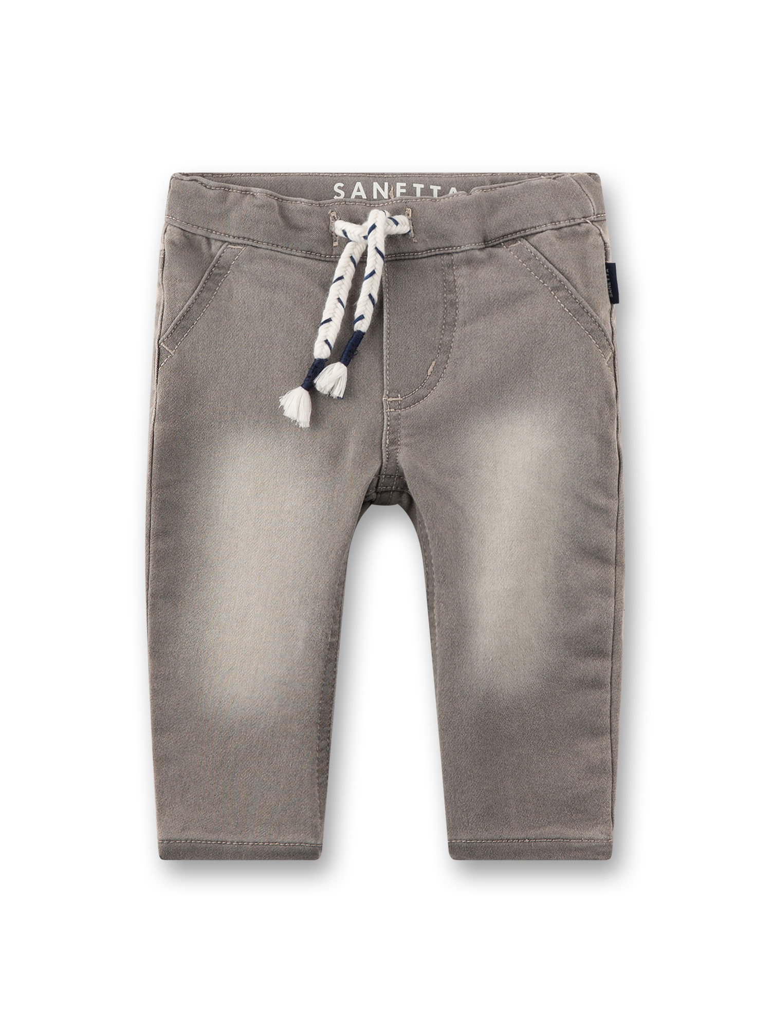 Hose, Kids, Jogginghose, Grau, Streifen