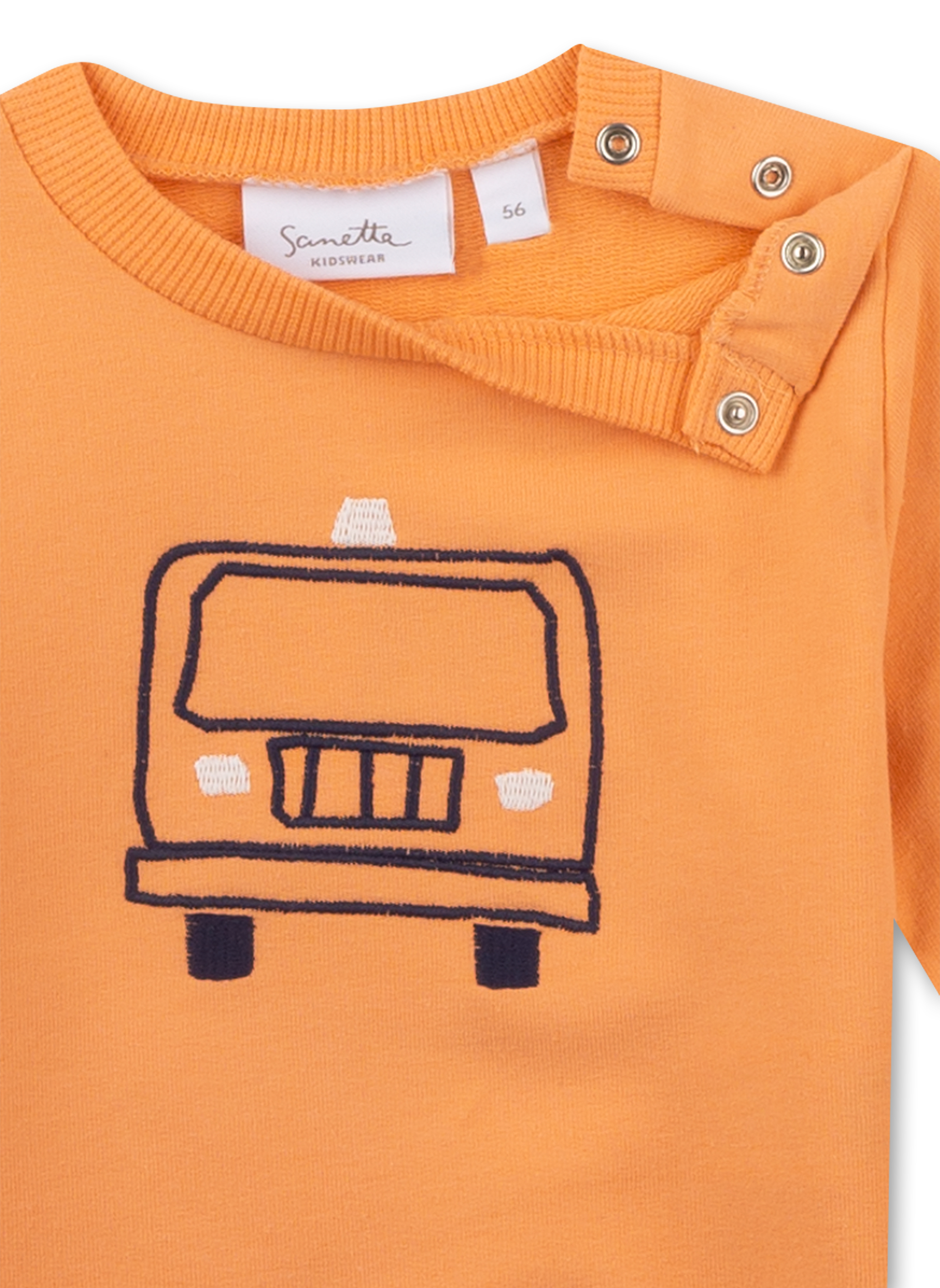 Jungen-Sweatshirt Orange