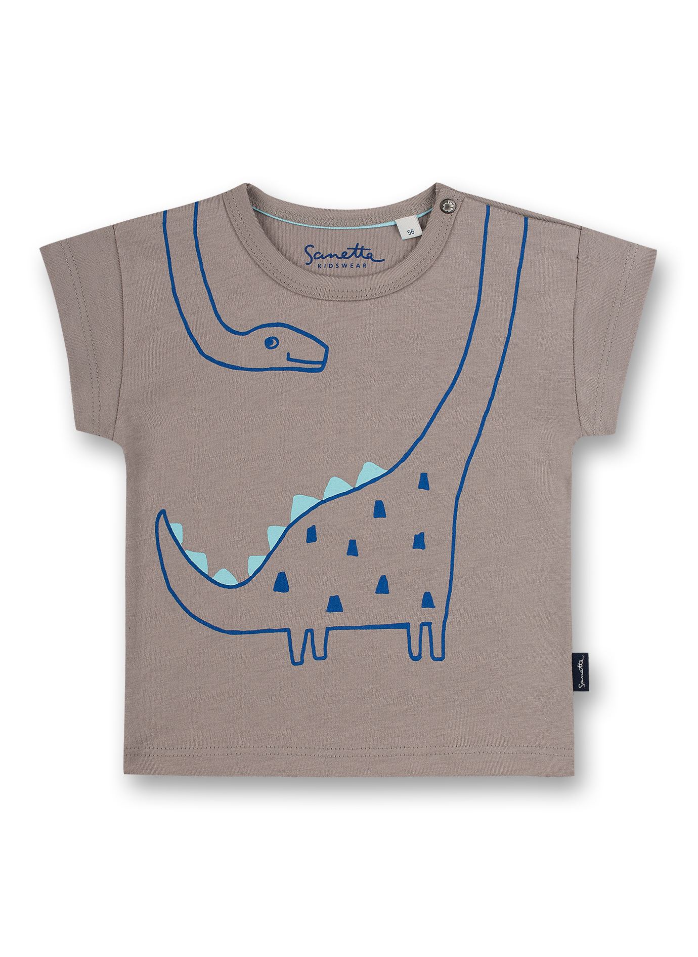 Jungen T-Shirt Grau Dino