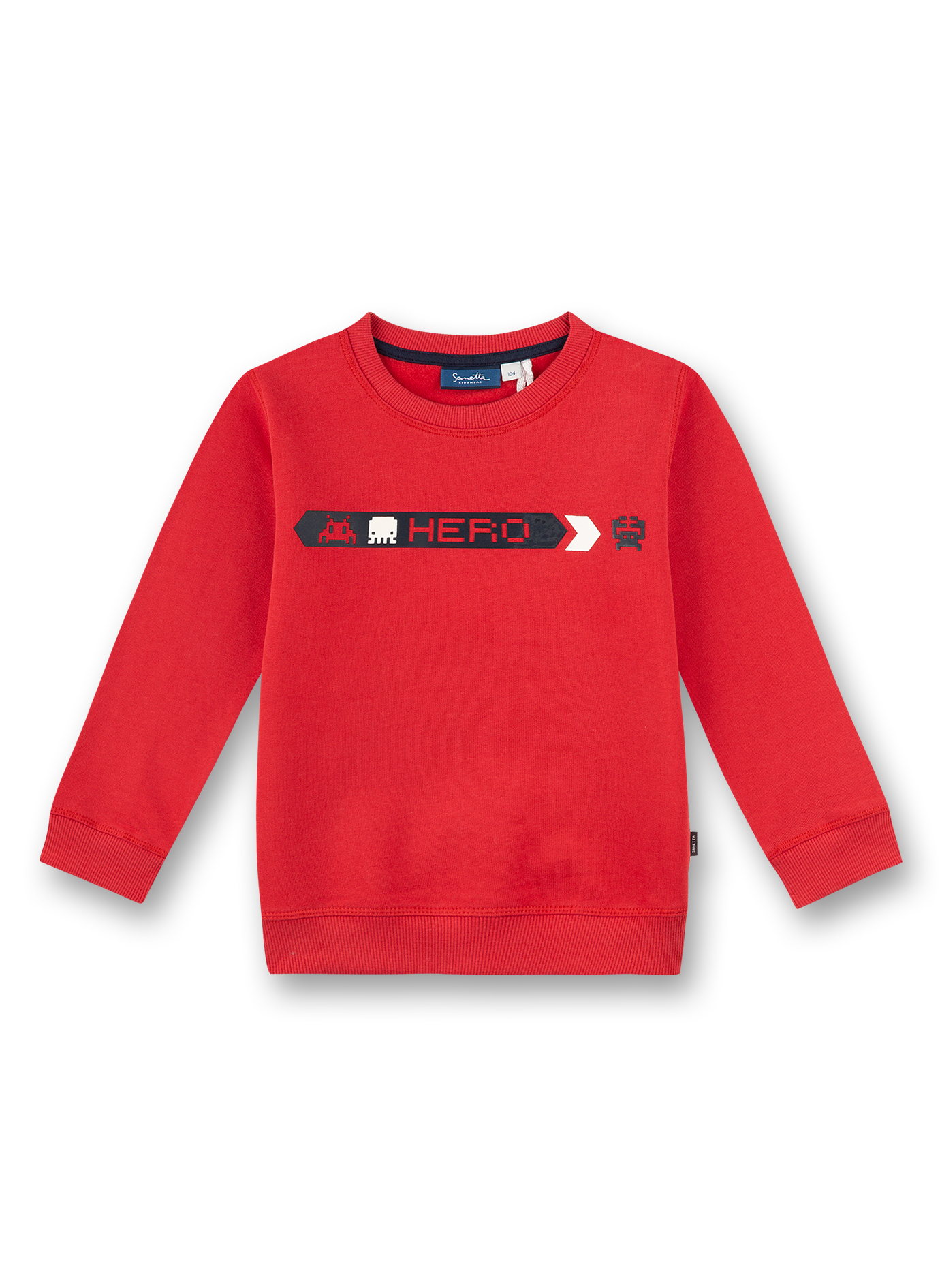 Jungen-Sweatshirt Rot Gamer