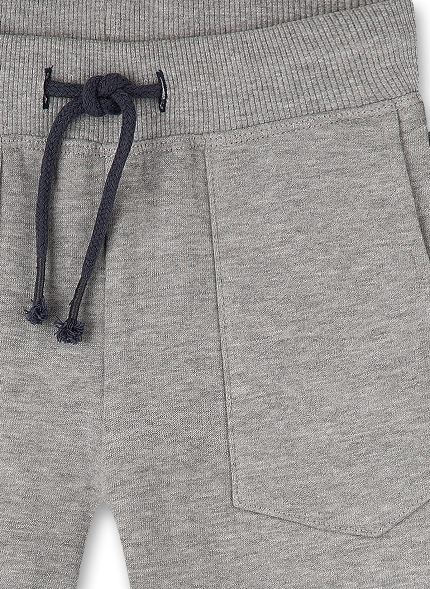 Jungen-Sweathose Graumelange Scooter