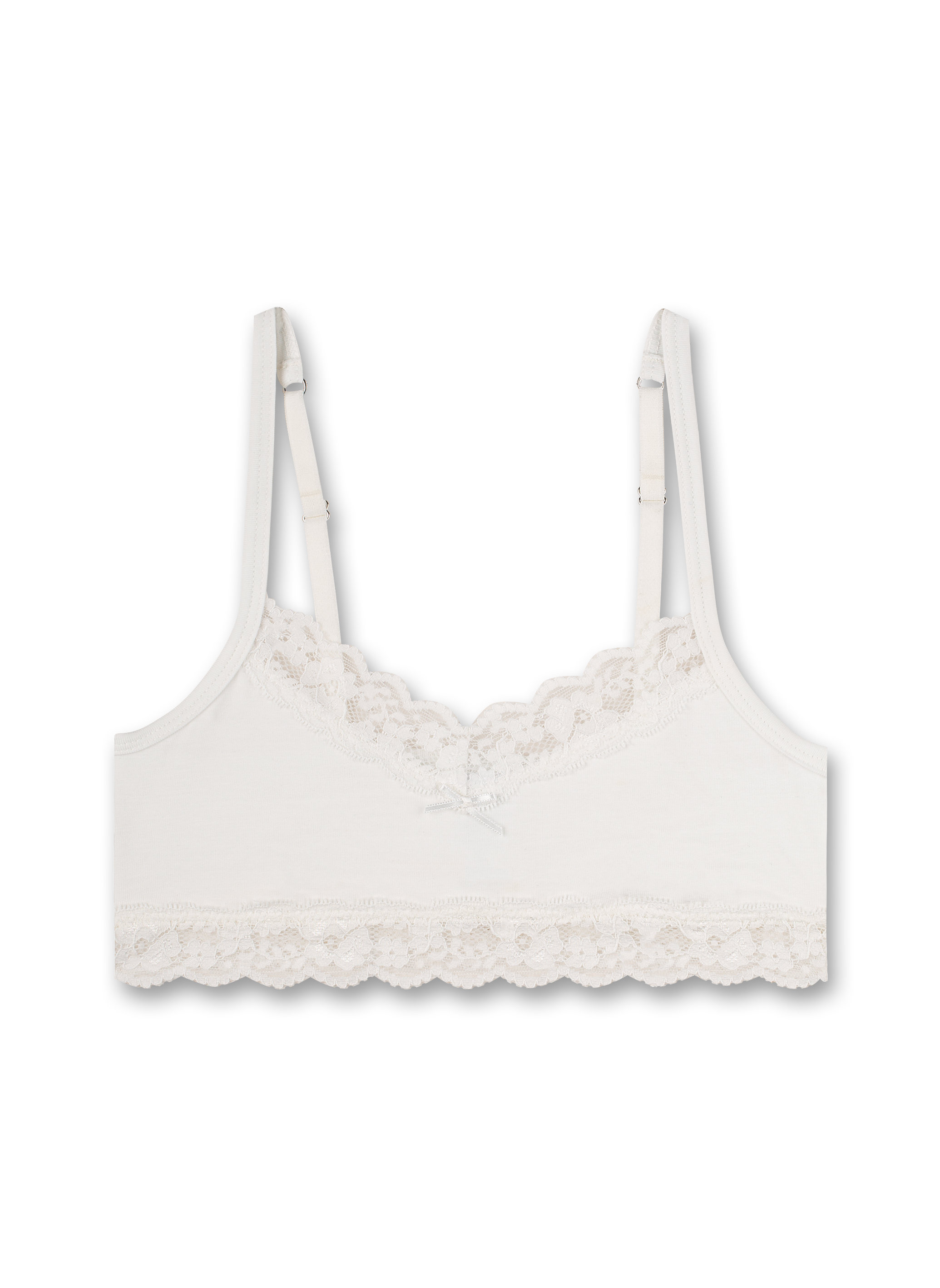 Mädchen-Bustier Off-White