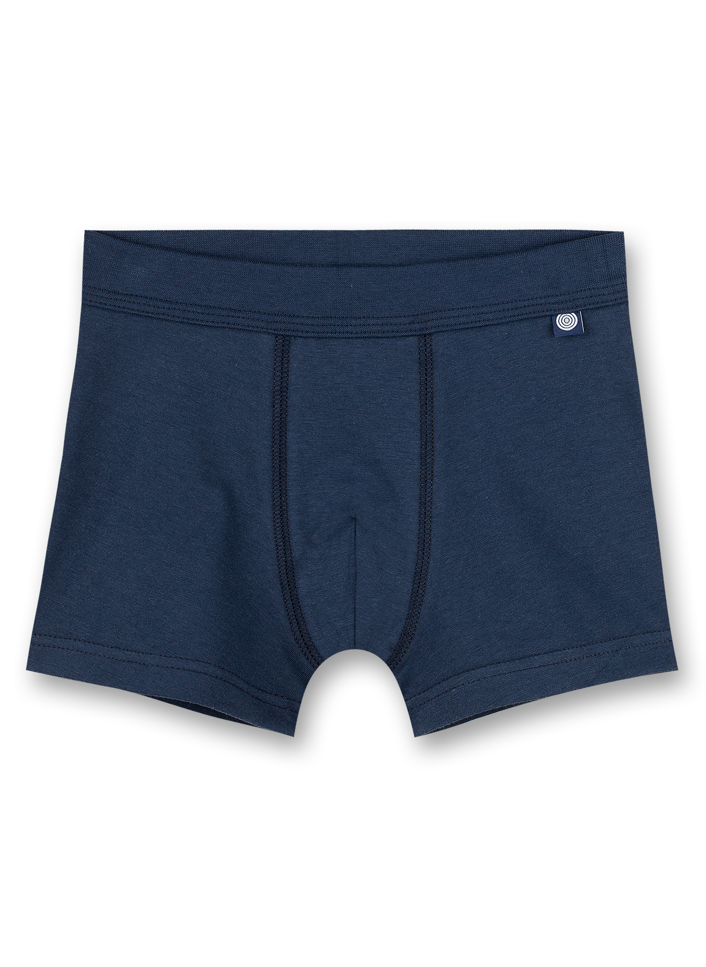 Jungen-Shorts (Doppelpack) Graumelange und Dunkelblau