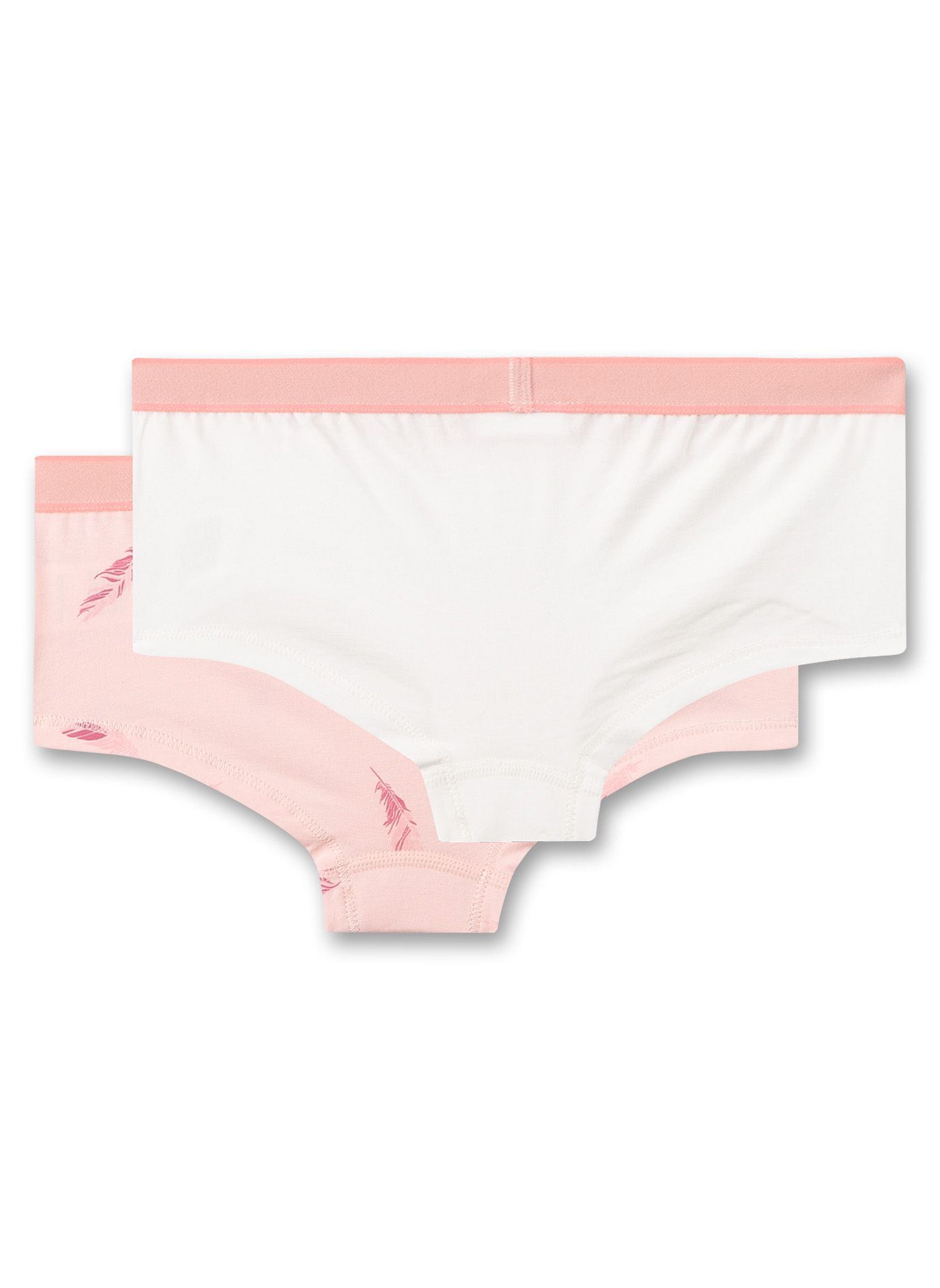 Mädchen-Panty (Doppelpack) Rosa & Weiß
