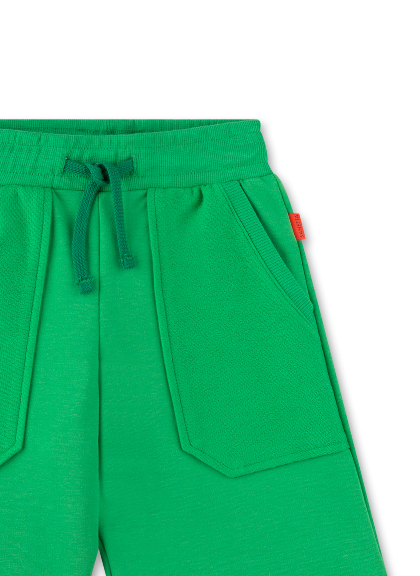 Jungen-Sweatshorts Grün