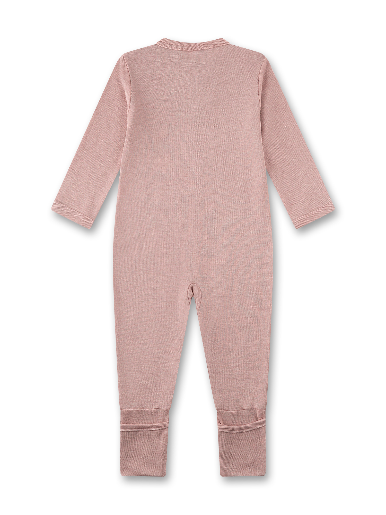 Baby, Romper, Longsleeve, Rippen, Rosa