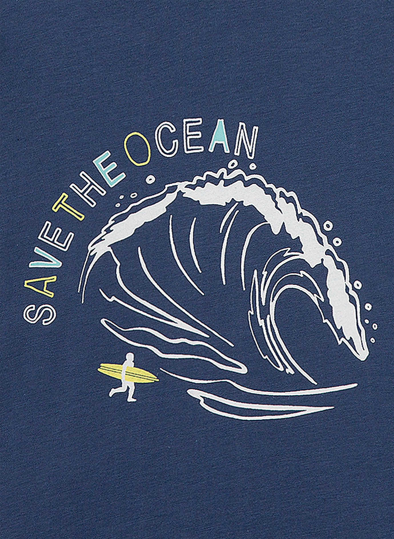 Jungen T-Shirt Dunkelblau Surf Trip