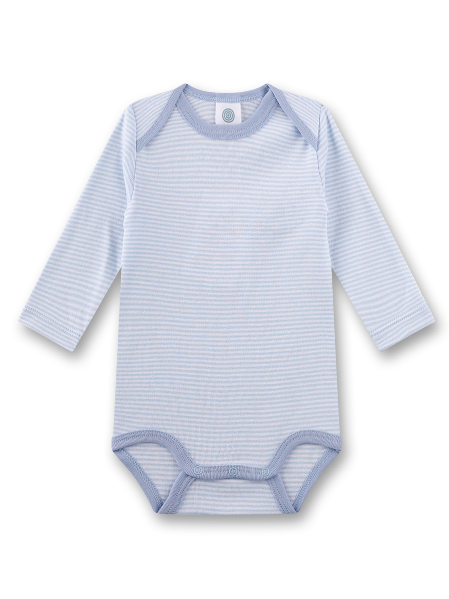 Strampler, Langarm, Streifen, Hemdchen-Body, Baby-Body