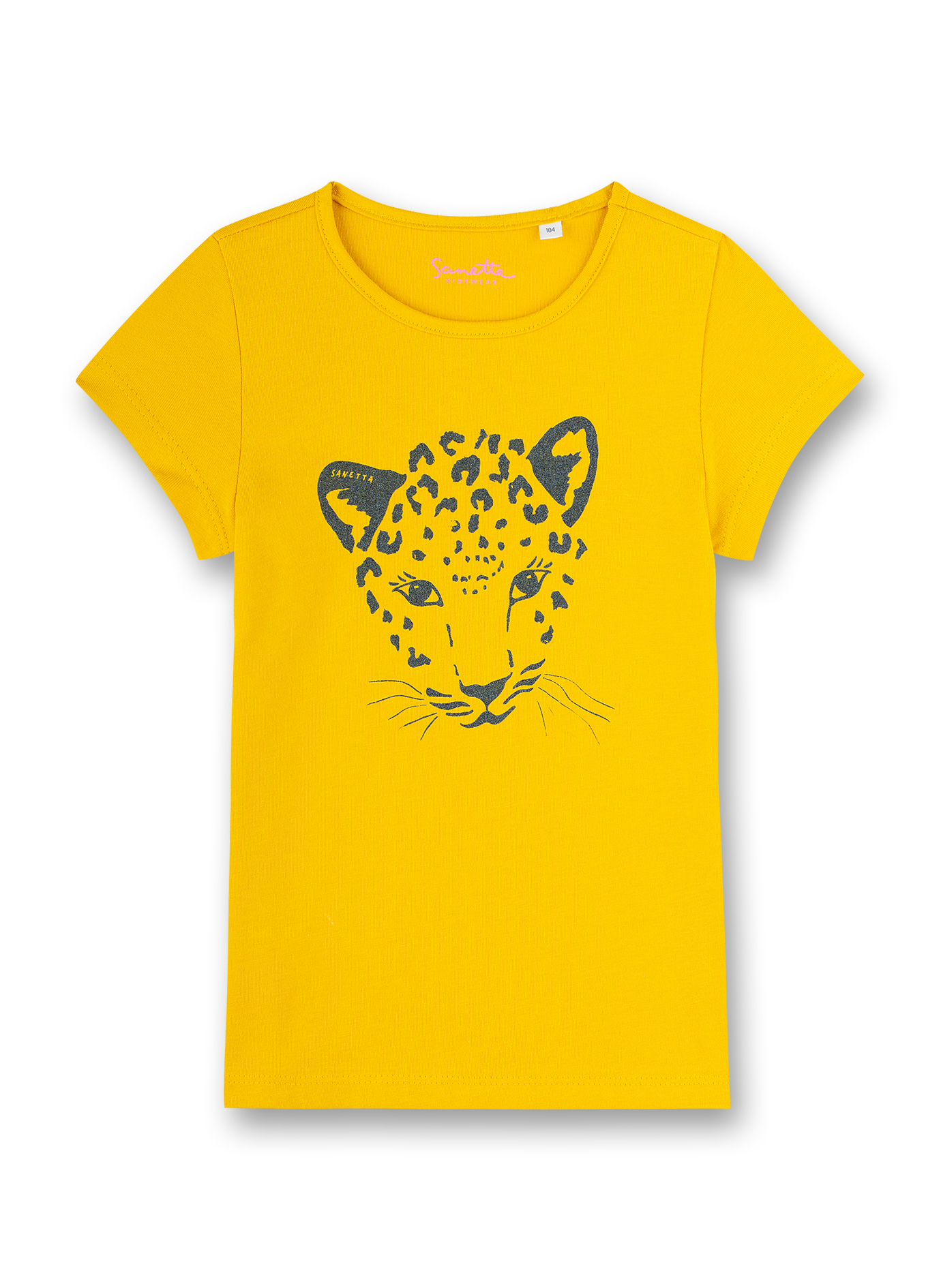 Mädchen T-Shirt Gelb Wild Cat