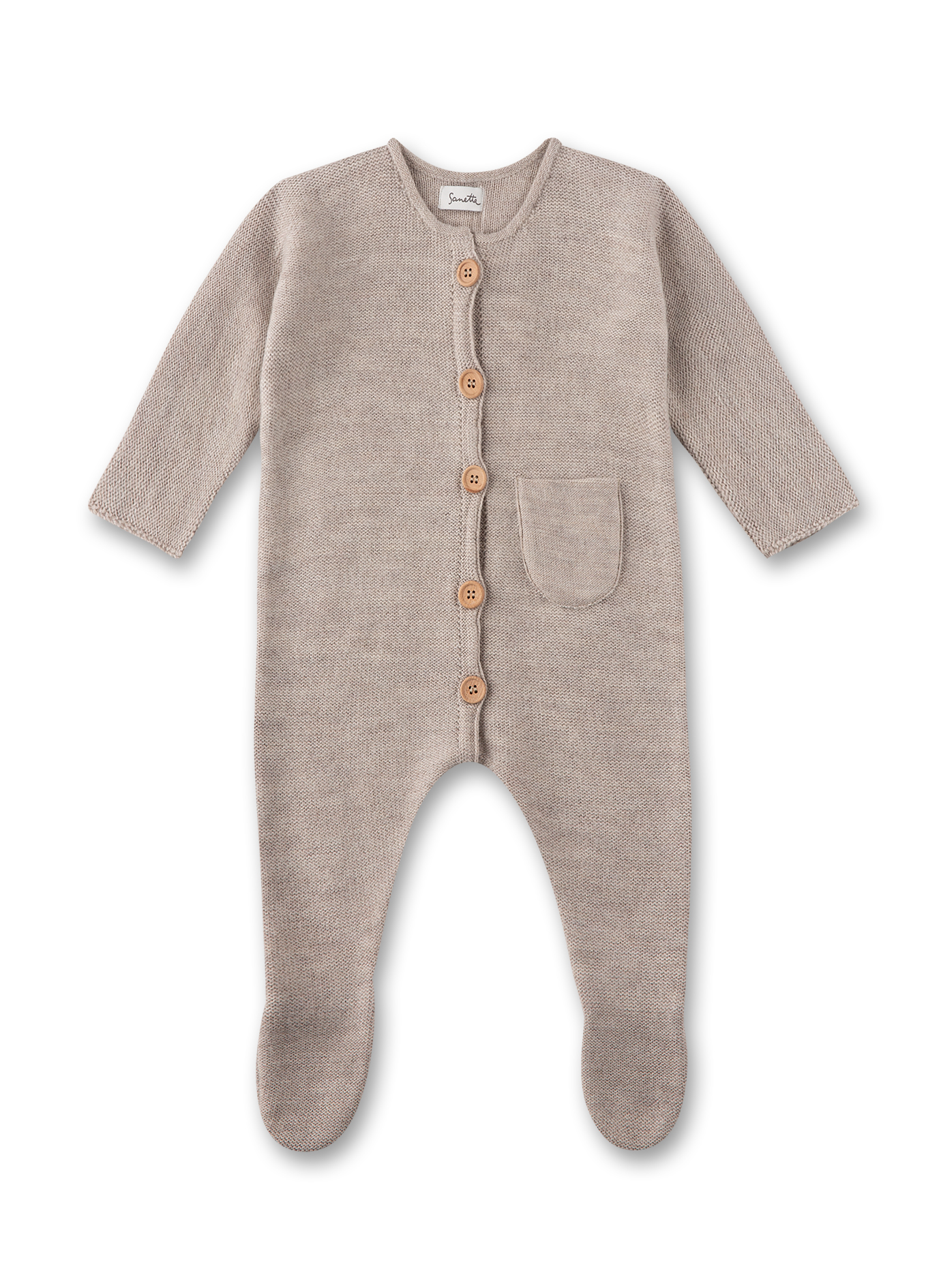 Baby-Overall Beige aus Wolle