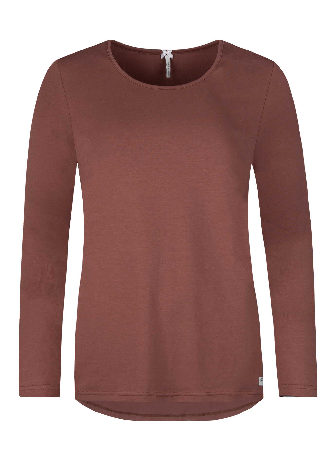 Damen-Langarmshirt Braun