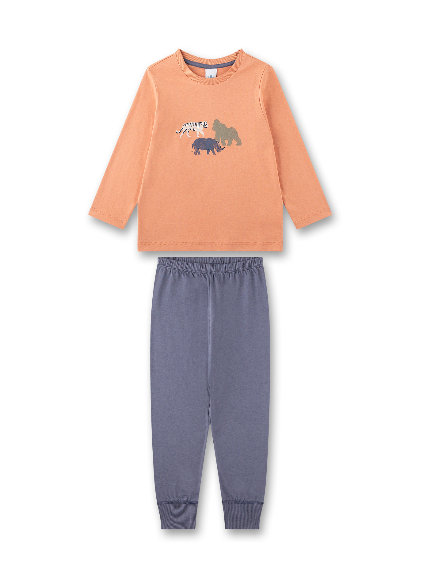 Jungen-Schlafanzug orange