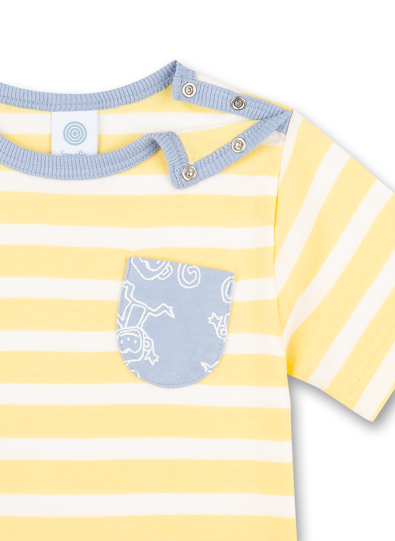 Jungen-Schlafanzug Gelb Monkey