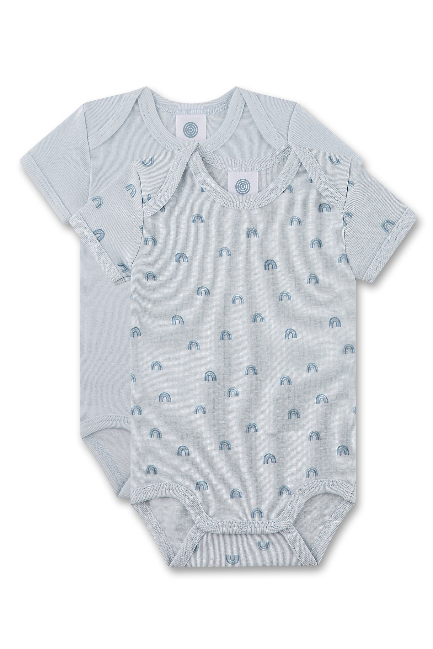 Baby-Body kurzarm (Doppelpack) blau