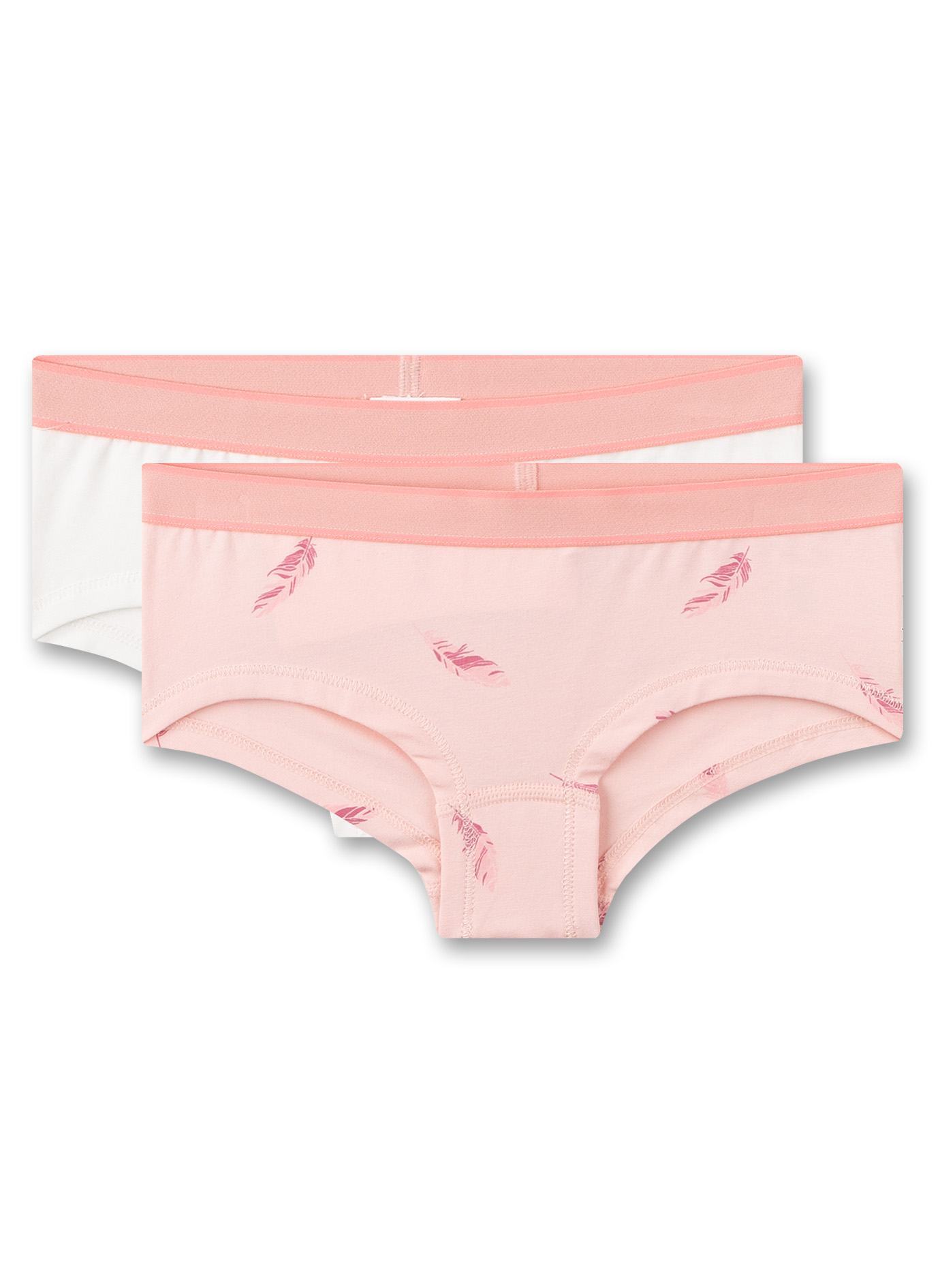 Mädchen-Panty (Doppelpack) Rosa & Weiß