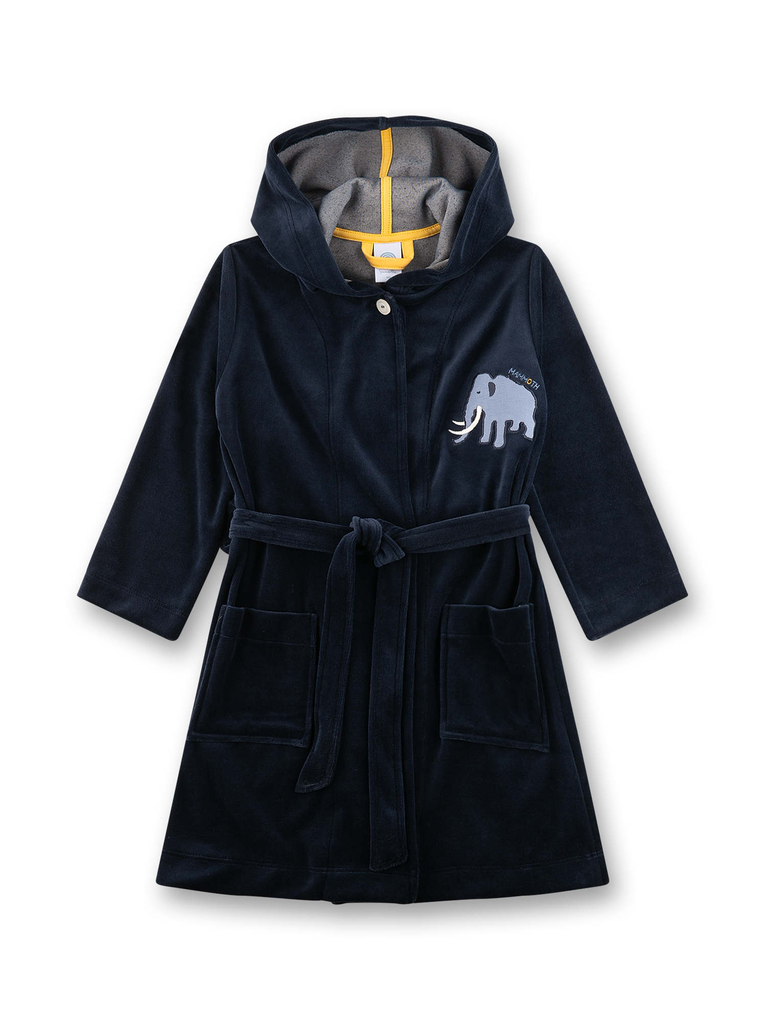 Jungen-Bademantel blau Mammut
