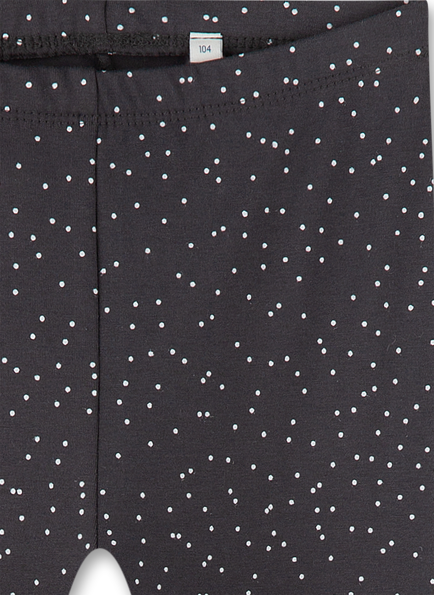 Mädchen-Leggings Dunkelgrau Dots With all my Heart
