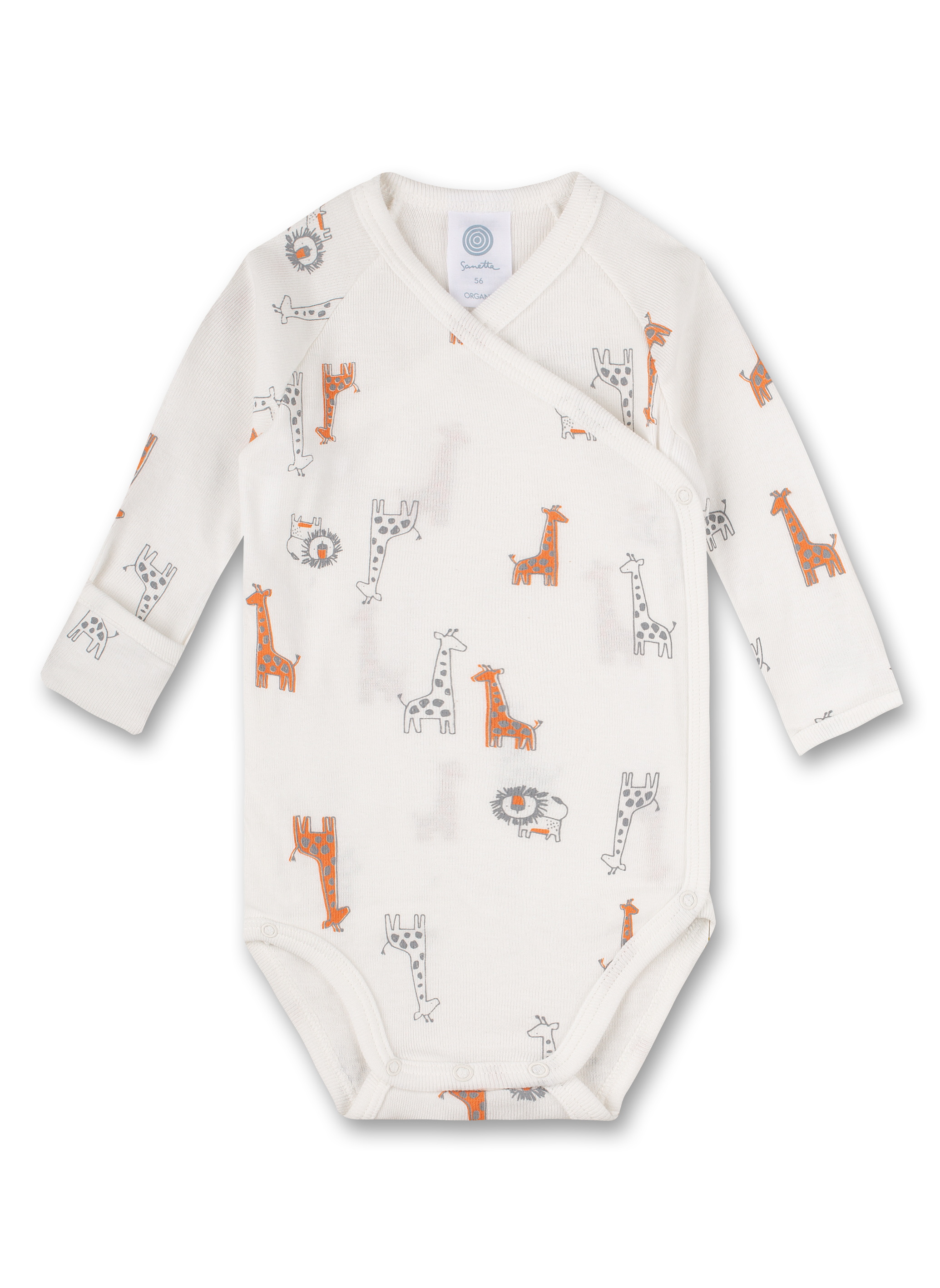 Wickelbody langarm Off-White