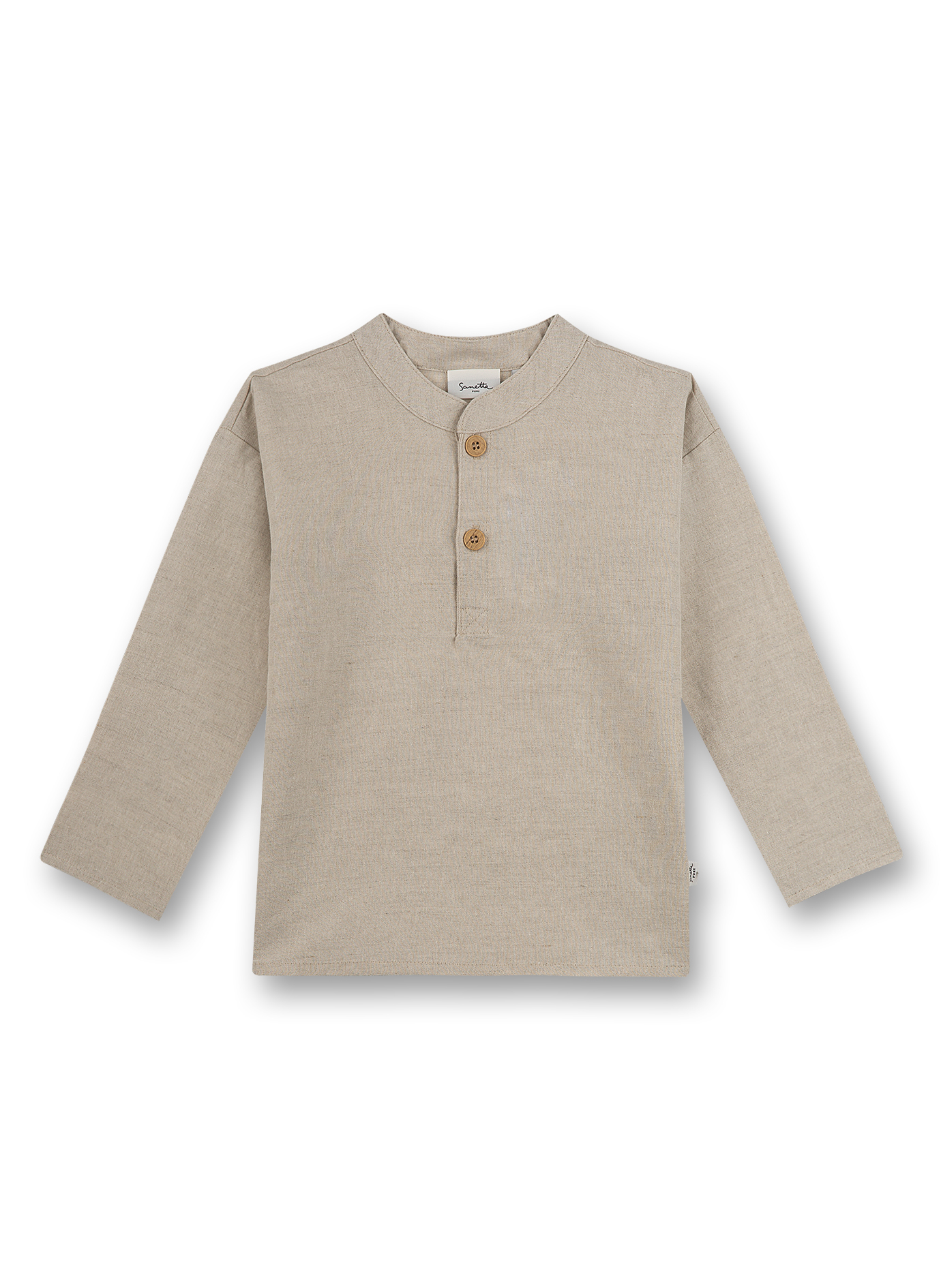 Jungen-Hemd aus Leinen Beige