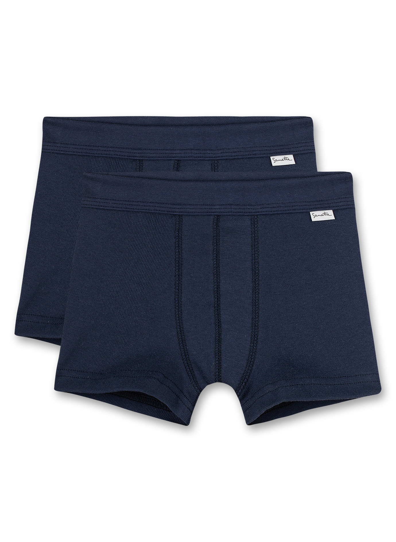 Jungen-Hipshorts (Doppelpack) Blau